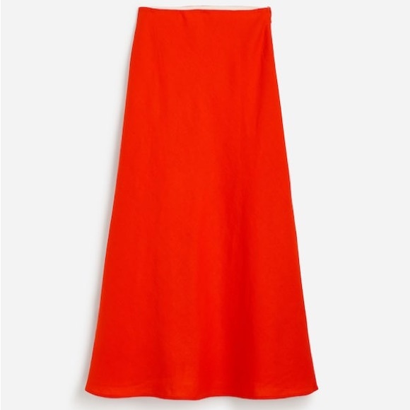 NWT Madewell Vibrant Linen Maxi Skirt - Picture 1 of 7